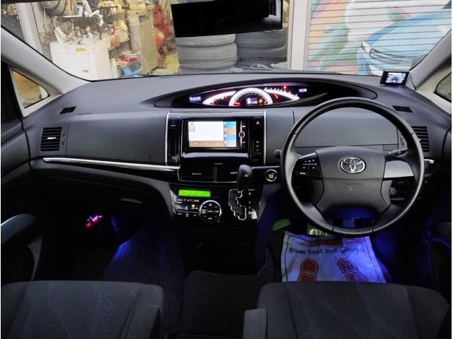 エスティマ アエラス　４ＷＤ・車検整備付・ＣＶＴ・ＢＴ付ナビＴＶ・全方位カメラ・ＡＢＳ・ＥＴＣ・クルコン・純正フルエアロ・ＴＲＤリップ・純正ＨＩＤ・両側ＰＳＤ・ＣＶＴ・Ｒヒーター・純正１８ＡＷ付・Ｅスタ・８人乗（15枚目）