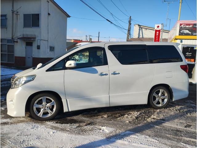 アルファード 240S 4WD・社外HDDナビTV・Bモニター・9インチ後席モニター・CVT・ABS・ETC・Eスタ・純正フルエアロ・純正HID・左側PSD・RヒーターA/C・クリアランスソナー・ダウンサス・7人乗り(5枚目)