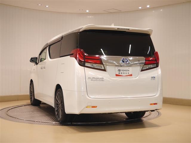 アルファードハイブリッド エグゼクティブラウンジ サンル-フ インテリジェントクリアランスソナー 地デジTV 両側電動スライドドア 黒革シート ドライブレコーダー バックモニタ- LEDライト アイドリングストップ 横滑り防止機能 4wd 3列シート(3枚目)