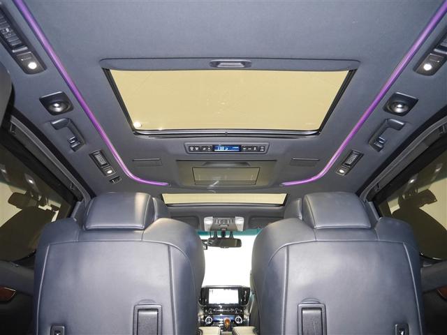 アルファードハイブリッド エグゼクティブラウンジ サンル-フ インテリジェントクリアランスソナー 地デジTV 両側電動スライドドア 黒革シート ドライブレコーダー バックモニタ- LEDライト アイドリングストップ 横滑り防止機能 4wd 3列シート(4枚目)