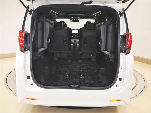 アルファードハイブリッド エグゼクティブラウンジ サンル-フ インテリジェントクリアランスソナー 地デジTV 両側電動スライドドア 黒革シート ドライブレコーダー バックモニタ- LEDライト アイドリングストップ 横滑り防止機能 4wd 3列シート(12枚目)