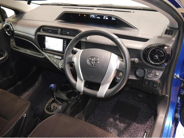 アクア Ｇ　誤発進抑制機能　バックモニタ　ドライブレコーダ　デュアルエアバック　ナビＴＶ　Ｉ－ＳＴＯＰ　パワーウィンドウ　１オーナ－　ＥＳＣ　ＡＴエアコン　ＡＢＳ　パワーステアリング　オートクルーズ　ＥＴＣ（4枚目）