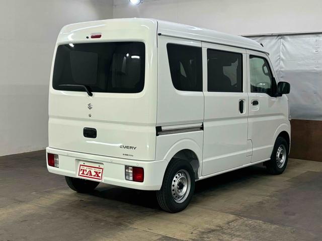 エブリイ ＰＡ　セーフティサポート付　４ＷＤ　両側スライドドア　レーダーブレーキ　アイドリングストップ　ＡＴ　ＡＢＳ　ＥＳＣ　衝突安全ボディ　エアコン　パワーステアリング　ライトレベライザー（2枚目）