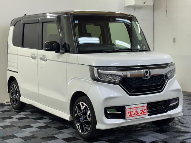 N-BOXカスタム G・EXターボホンダセンシング 4WD ミラーヒーター 純正エンジンスターター 社外足廻り 追従クルコン BT シートヒーター 純正メモリーナビ バックカメラ(21枚目)