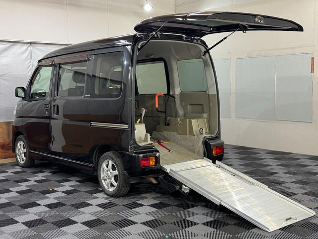 アトレーワゴン スローパー(リアシートレス仕様)折り畳み補助シート 4WD 社外エンジンスターター リアヒーター BTオーディオ インタークーラーターボ 両側スライドドア バックカメラ 社外SDナビ(15枚目)