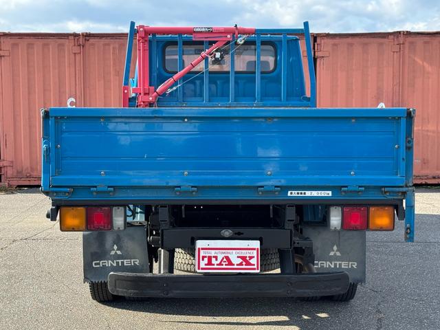キャンター Ｗキャブロング　２ＷＤ　ＡＭラジオ　ＰＳ　Ｆパワーウィンド　リアヒーター　簡易クレーン２５０ｋｇ吊り（8枚目）
