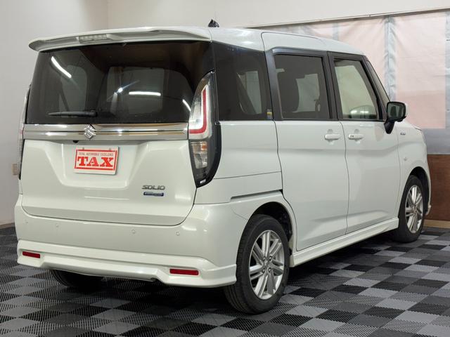ソリオ ハイブリッドＭＸ　４ＷＤ　社外ナビ　全方位モニター　左パワースライドドア　スズキセーフティサポート　追従クルコン　左右シートヒーター　ステアリングスイッチ　充電ＵＳＢポート　レーンキーピング　ＢＴ（2枚目）