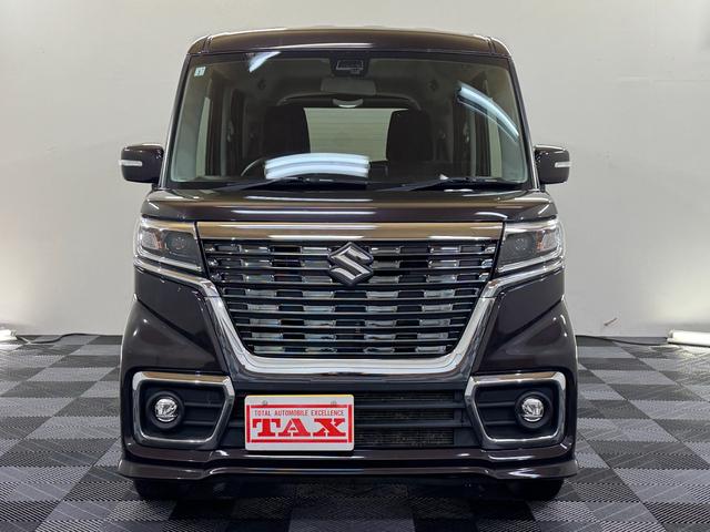 スペーシアカスタム ハイブリッドＧＳ　４ＷＤ　社外ＤＶＤデッキ　ＢＴ　ＣＤ　ワンオーナー　左側パワースライドドア　ＬＥＤヘッドライト　社外エンジンスターター（18枚目）