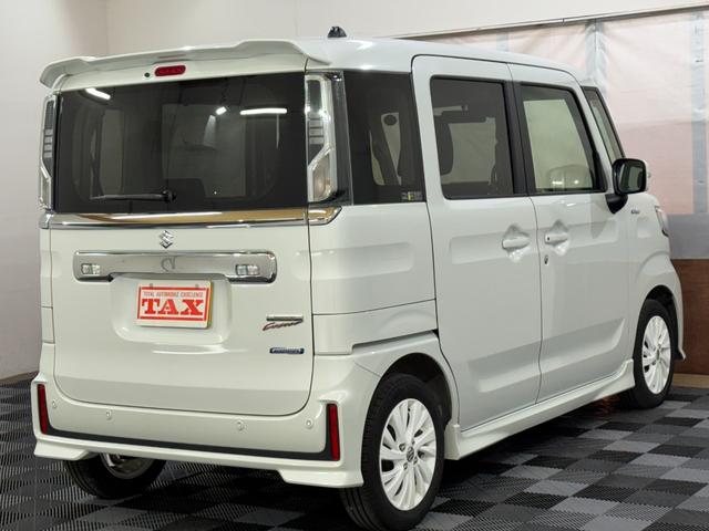 スペーシアカスタム ハイブリッドGS 4WD 追従クルコン オートハイビーム 前席シートヒーター デュアルレーダブレーキ オートライト ベンチシート コーナーセンサー レーンキーピング 喫煙車 寒冷地仕様 左側パワースライドドア(2枚目)