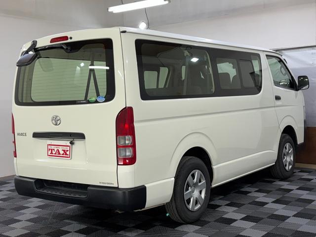 ハイエースバン ロングDX 4WD 社外メモリーナビ トヨタセーフティセンス オートハイビーム 寒冷地仕様 リアヒーター バックカメラ(2枚目)