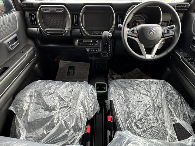 ハスラー タフワイルド 4WD デュアルカメラブレーキ レーダークルーズ LEDヘッドライト 左右シートヒーター ステアリングスイッチ 横滑り防止(3枚目)