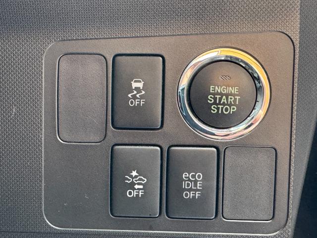 ムーヴ カスタム　Ｘ　ＳＡ　４ＷＤ　社外ナビ　純正エンジンスターター　レーダーブレーキ　ＥＴＣ　プッシュスタート　横滑り防止（10枚目）