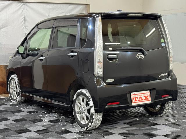 ムーヴ カスタム　Ｘ　ＳＡ　４ＷＤ　社外ナビ　純正エンジンスターター　レーダーブレーキ　ＥＴＣ　プッシュスタート　横滑り防止（16枚目）