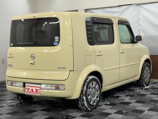 キューブ １４Ｓ　ＦＯＵＲ　４ＷＤ　純正ＨＤＤナビ　ＣＤ　バックカメラ　ＨＩＤライト　キーレス　パートタイム４ＷＤ　寒冷地仕様（2枚目）