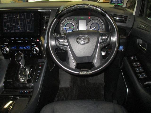 アルファードハイブリッド ＳＲ　Ｃパッケージ　４ＷＤ　メモリーナビ　ＤＶＤ再生　ミュージックプレイヤー接続可　バックカメラ　衝突被害軽減システム　ＥＴＣ　ドラレコ　両側電動スライド　ＬＥＤヘッドランプ　乗車定員７人　３列シート　ワンオーナー（5枚目）