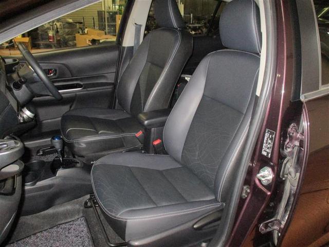 アクア Gブラックレザー フルセグ メモリーナビ DVD再生 バックカメラ ETC ワンオーナー(7枚目)