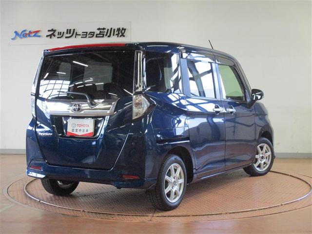 ルーミー カスタムＧ　４ＷＤ　ワンセグ　メモリーナビ　バックカメラ　衝突被害軽減システム　ＥＴＣ　ドラレコ　両側電動スライド　ＬＥＤヘッドランプ　ウオークスルー　ワンオーナー　アイドリングストップ（4枚目）