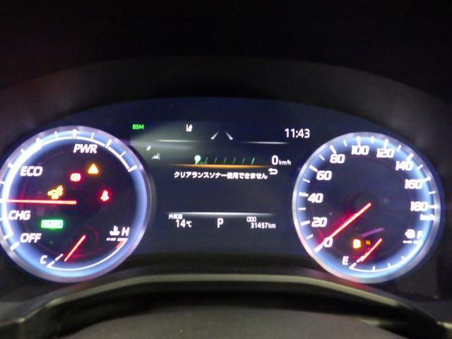 クラウンハイブリッド ＲＳアドバンス　Ｆｏｕｒ　革シート　サンルーフ　４ＷＤ　フルセグ　メモリーナビ　ＤＶＤ再生　ミュージックプレイヤー接続可　バックカメラ　衝突被害軽減システム　ＥＴＣ　ドラレコ　ＬＥＤヘッドランプ　ワンオーナー　フルエアロ（23枚目）