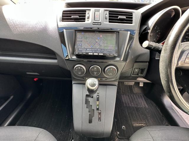 プレマシー ２０Ｓ　４ＷＤ　両側パワースライドドア　ナビ　地デジ　Ｂｌｕｅｔｏｏｔｈ　インテリジェントキー　純正アルミホイール夏（12枚目）