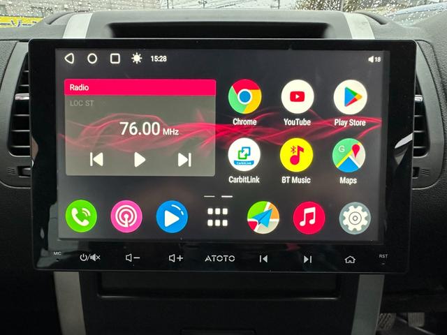 エクストレイル ２０Ｘ　４ＷＤ　社外ディスプレイオーディオ　前後シートヒーター　４ＷＤ切り替スイッチ　　横滑り防止装置　ＥＴＣ　ヒルディセントコントロール　社外アルミホイール夏（16枚目）