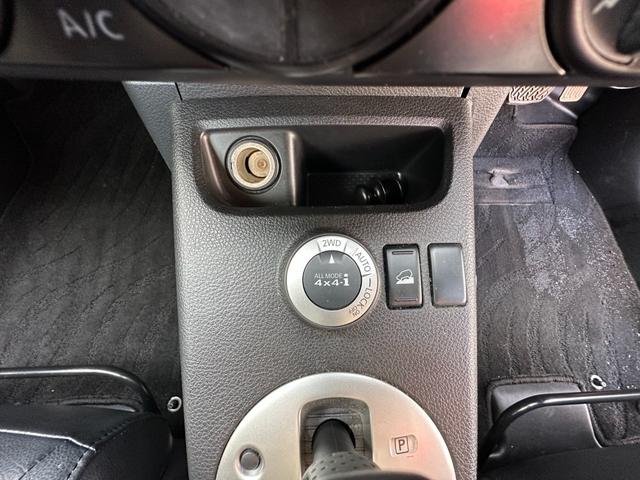 エクストレイル 20S 4WD 社外CD/MDオーディオ 横滑り防止装置 ETC 4WD切り替スイッチ ヒルディセントコントロール 社外アルミホイール夏 社外アルミホイール冬(15枚目)