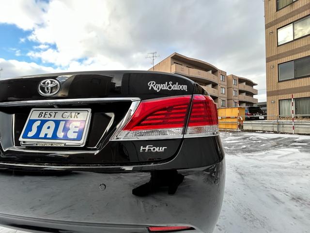 クラウン ロイヤルｉ－Ｆｏｕｒ　ナビバックモニターフルセグＴＶ　エンジンスターター　クルーズコントロール　夏冬タイヤ付き（24枚目）