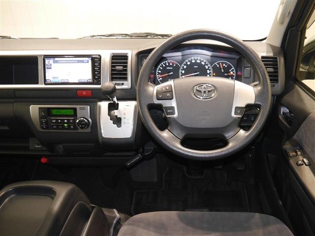 ハイエースワゴン GL PSD WエアB 4WD車 ダブルエアコン キーレスエントリー 100V エアコン ミュージックプレイヤー接続可 横滑り防止 3列シート ナビテレビ ABS ワンオーナー ETC車載器 パワステ AW(5枚目)