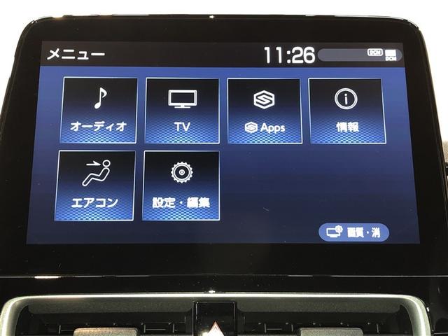 アクア Ｇ　衝突被害軽減装置　ＴＶ　ＡＣ１００　ＬＥＤヘッド　Ｂモニター　オートエアコン　クルーズコントロール　ＡＷ　盗難防止システム　横滑り防止装置　寒冷地仕様　スマートキー　フルセグ　キーレス　４ＷＤ　ＡＢＳ（3枚目）