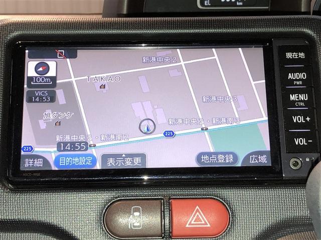 ポルテ Ｘ　スマートキー　キーレス　ＴＶナビ　助手席エアバック　運転席エアバッグ　４ＷＤ　盗難防止システム　寒冷地仕様　横滑り防止機能　ウォークスルー　メモリーナビ　パワーステアリング　ＡＢＳ　オートエアコン（3枚目）