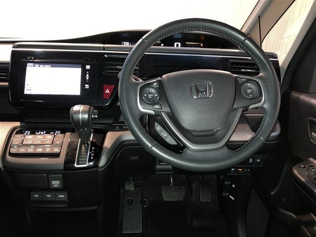 ステップワゴンスパーダ スパーダ オートエアコン 両電動スライドドア ETC車載器 フルタイム4WD LEDライト ミュージックプレイヤー接続可 横滑り防止装置 盗難防止システム スマートキー 3列シート メモリーナビ DVD再生(15枚目)