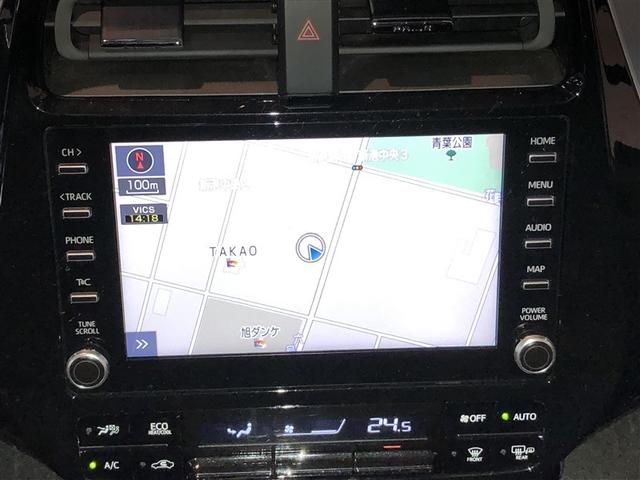 プリウス S 衝突軽減 4wd エアコン LEDヘッドライト ナビ バックガイドモニター クルコン 寒冷地仕様 ETC車載器 盗難防止システム メモリナビ パワーステアリング AC100V カーテンエアバック(3枚目)