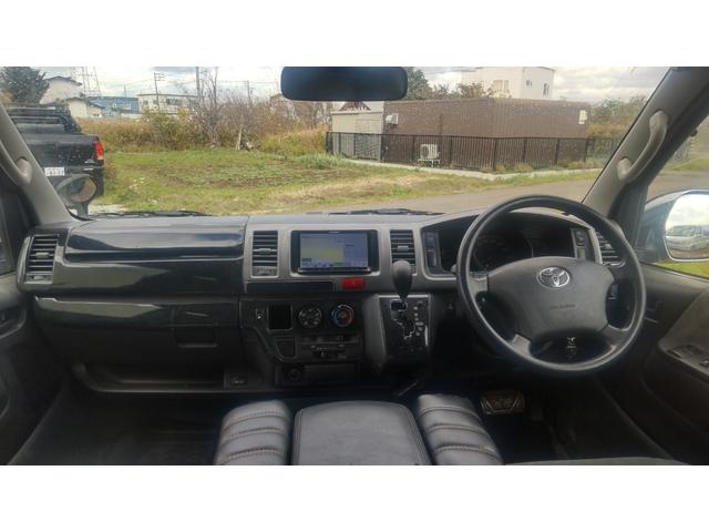 ハイエースバン ロングスーパーGL ナビ 両側スライドドア キーレスエントリー 電動格納ミラー AT アルミホイール 100V電源 エアコン パワーステアリング(2枚目)