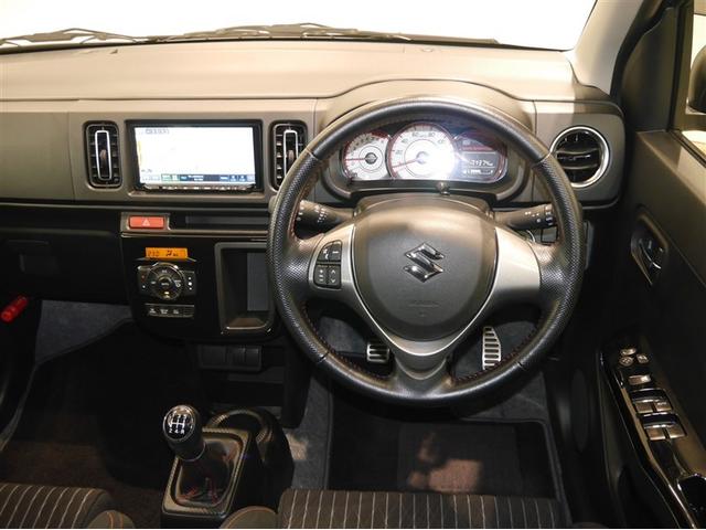 アルトワークス ベースグレード　盗難防止　フルタイム４ＷＤ　Ｓキー　地デジ　ＥＴＣ装備　メモリナビ　ＶＳＡ　キーフリ　ＡＷ　Ｗエアバック　ＡＵＴＯエアコン　エアＢ　パワステ　ＡＢＳ付　ＤＶＤ再生　パワーウィンドゥ　Ｂモニター（5枚目）