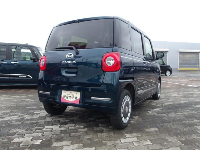 ムーヴキャンバス セオリーGターボ 4WD スマートアシスト 両側パワースライドドア LEDヘッドライト オートライト オーディオレス クルーズコントロール 運転席助手席シートヒーター キーフリーシステム アイドリングストップ(5枚目)