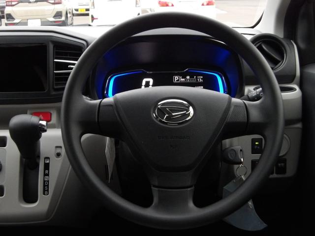 ミライース Ｘ　ＳＡＩＩＩ　４ＷＤ　スマートアシスト　ＬＥＤヘッドライト　オートライト　エアコン　オーディオレス　デジタルメーター　キーレスエントリー　電動格納ドアミラー　アイドリングストップ　ＶＳＣ（横滑り抑制機能）（11枚目）