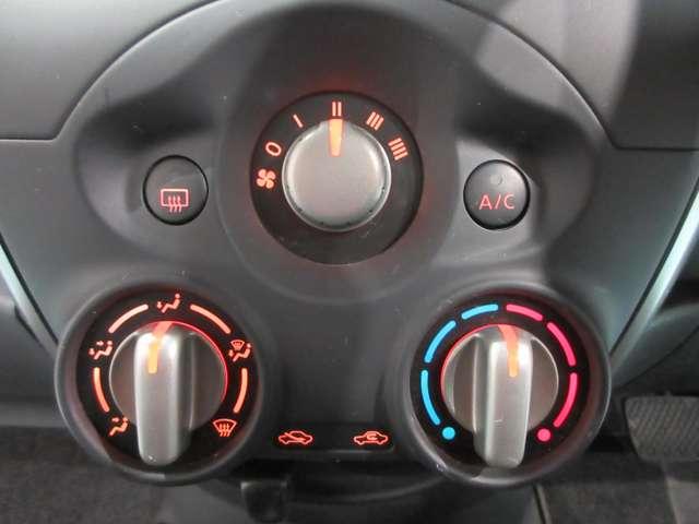 操作がしやすいダイヤル式マニュアルエアコンです