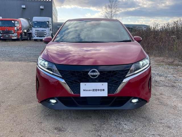 ノート １．２　Ｘ　ＦＯＵＲ　４ＷＤ　純正ナビ　バックビューモニター　エアＢ　ＰＷ　インテリジェントキ－　寒冷地仕様　４ＷＤ　ＬＥＤヘッドランプ　ワンオーナー　バックカメラ　アイドリングストップ　ＡＢＳ　盗難防止システム　オートエアコン　サイドエアバッグ　メモリーナビ（18枚目）