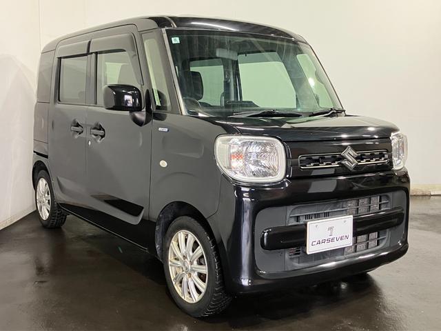 スペーシア ハイブリッドＧ　４ＷＤ　運転席シートヒーター　アイドリングストップ　社外オーディオ　ライトレベライザー　スマートキー　パワーモード　電動格納ミラー　ＡＢＳ　Ｗエアバック（9枚目）