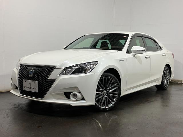 クラウンハイブリッド アスリートＳ　Ｆｏｕｒ　４ＷＤ　夏冬タイヤ　ＥＴＣ　前方ドラレコ　バックカメラ　純正ナビ　フルセグＴＶ　純正エンジンスターター　シートヒーター　クルーズコントロール　電動シート　夏タイヤ純正ホイール（22枚目）