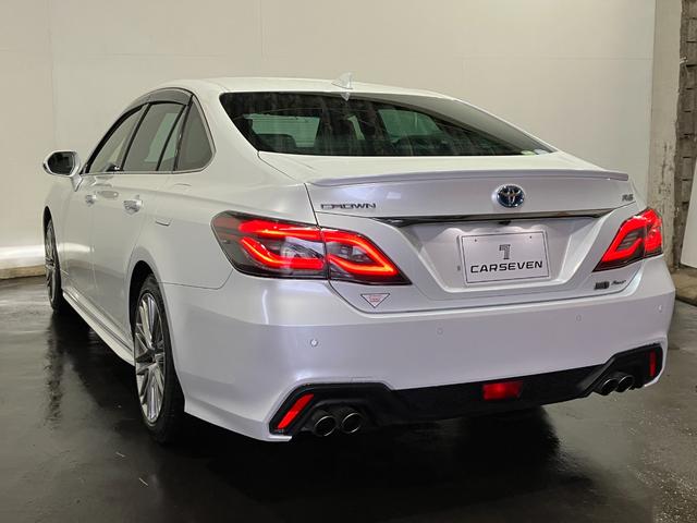 クラウンハイブリッド RS Four 4WD 夏冬タイヤ ETC2.0 ドライブレコーダー前後 バックカメラ 純正ナビ クルーズコントロール ブラインドスポットモニター 純正ホイール シートヒーター 電動シート レーダー探知機(19枚目)