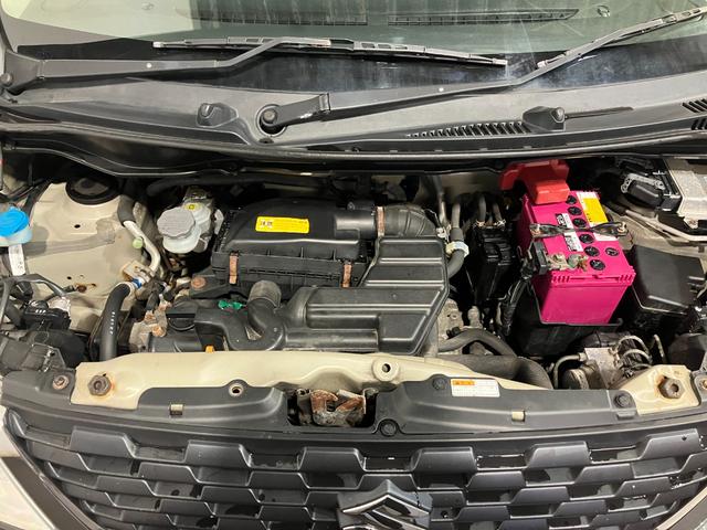 ワゴンＲ ＦＸ　４ＷＤ　Ｗエアバッグ　アドリングストップ　横滑り防止装置　キーレスエントリー　純正アルミホイール　衝撃軽減ブレーキ　ＣＤプレイヤー　ベンチシート　ヒートシーター（3枚目）