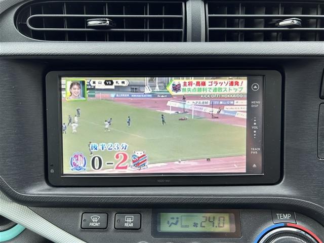 アクア S ワンセグ メモリーナビ DVD再生 バックカメラ ETC 記録簿(22枚目)