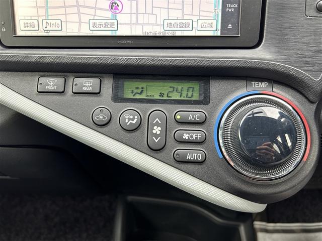 アクア S ワンセグ メモリーナビ DVD再生 バックカメラ ETC 記録簿(23枚目)