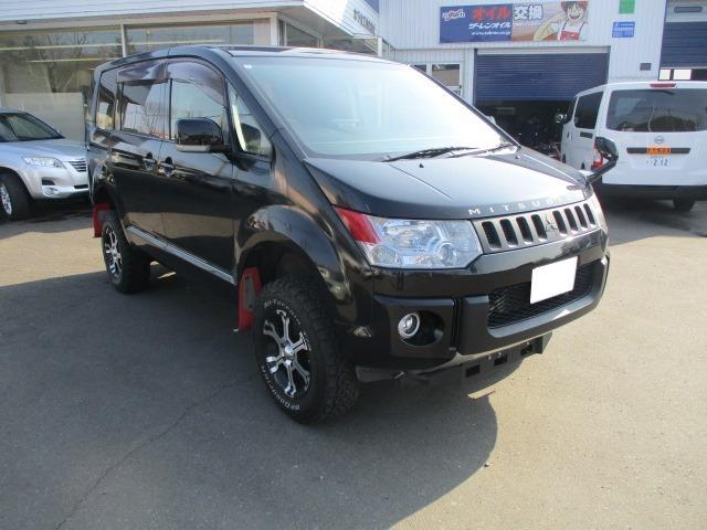 デリカD:5 D パワーパッケージ 4インチリフトアップ 4WD 8人乗り アルパインディスプレイオーディオ MKWアルミ BFグッドリッチA/T225/75R16 エンジンスターター バックカメラ 両側パワスラ ETC 前後ドラレコ(3枚目)