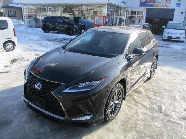 ＲＸ ＲＸ４５０ｈ　Ｆスポーツ　ＴＲＤフルエアロ　ＴＲＤマフラー　４ＷＤ　開閉式ムーンルーフ　パノラミックビューモニタ　マークレビンソン　赤革シート　純正アルミ　３眼ＬＥＤヘッド　パワーバックドア　クルーズコントロール　冬タイヤ積込（2枚目）