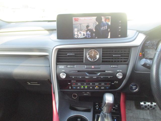 ＲＸ ＲＸ４５０ｈ　Ｆスポーツ　ＴＲＤフルエアロ　ＴＲＤマフラー　４ＷＤ　開閉式ムーンルーフ　パノラミックビューモニタ　マークレビンソン　赤革シート　純正アルミ　３眼ＬＥＤヘッド　パワーバックドア　クルーズコントロール　冬タイヤ積込（23枚目）