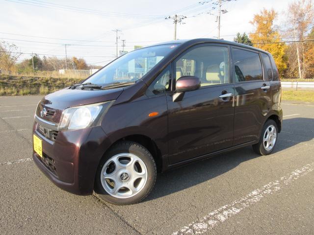 ムーヴ Xターボ SA インタークーラーターボ 4WDオートマ レイダーサポート TRC エコアイドル プッシュスタート チルトハンドル ABS スマートキー ETC Fブレーキローター ブレーキパッド交換済 夏冬タイヤ付(2枚目)