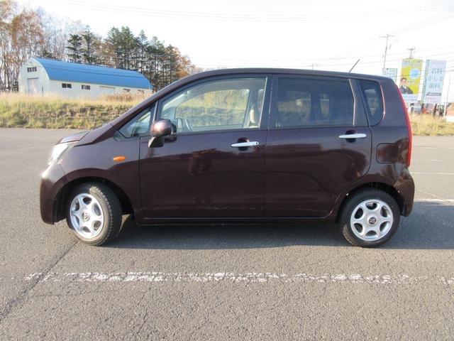 ムーヴ Xターボ SA インタークーラーターボ 4WDオートマ レイダーサポート TRC エコアイドル プッシュスタート チルトハンドル ABS スマートキー ETC Fブレーキローター ブレーキパッド交換済 夏冬タイヤ付(3枚目)