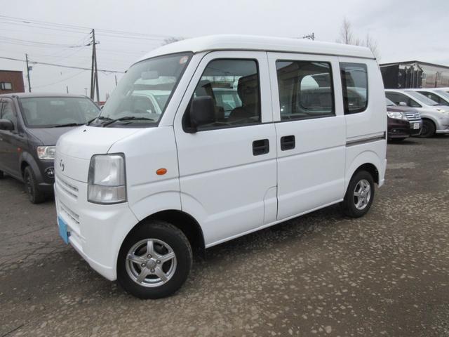 スクラム ＰＡ　パートタイマ４ＷＤ　マニュアル５速　速衝突安全ボディ　集中ドアロック　エアコン　パワステ　ＣＤコンポ　２スピーカー　夏冬タイヤ付　フロアー塗装済み（2枚目）