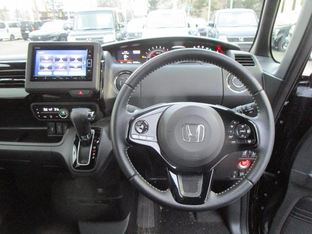 Ｎ－ＢＯＸカスタム Ｌターボ　ＨｏｎｄａＳＥＮＳＩＮＧ・バックカメラ・純正メモリーナビ・フルセグＴＶ・両側電動スライドドア・ＬＥＤヘッドライト・シートヒーター・Ｂｌｕｅｔｏｏｔｈ接続・ドライブレコーダー（3枚目）